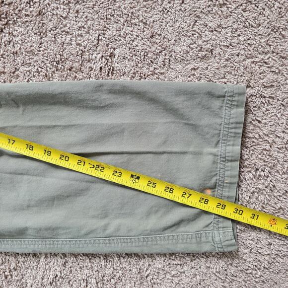Vintage Y2K Baggy Cargo Pants Womens 11 Olive Green Army Gorpcore Skater 2000s - Picture 10 of 11